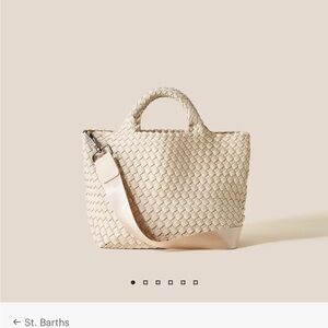Naghedi Beige Woven Tote
